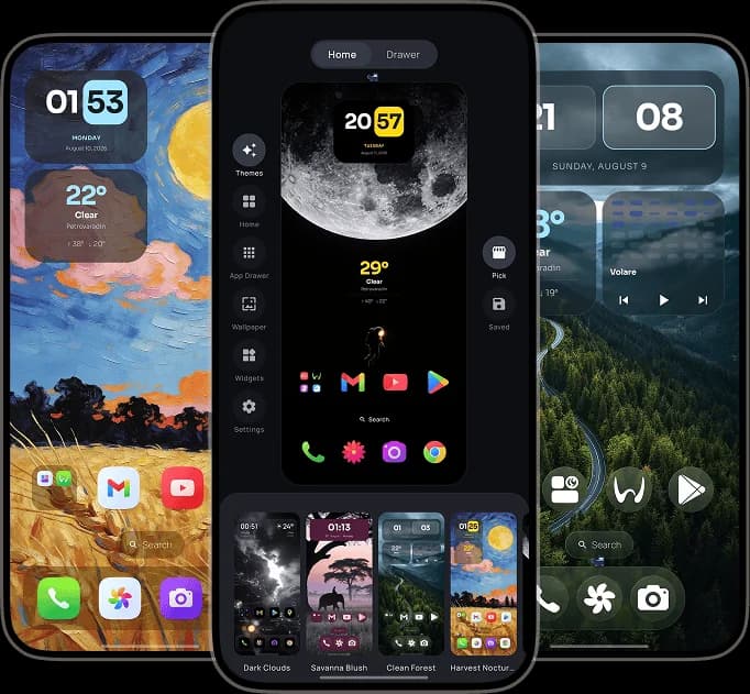One4Home launcher Studio and personalized Android home screens